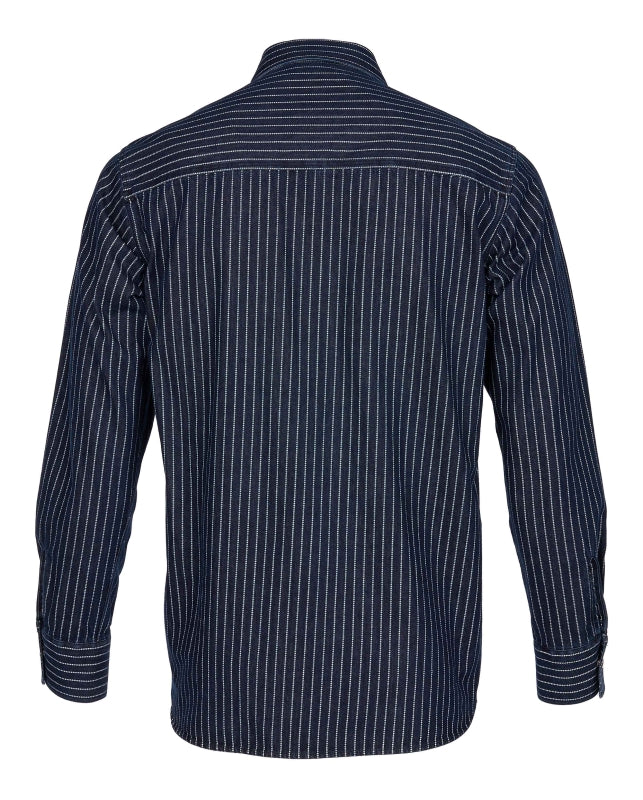 1937 Roamer Shirt  blue wabash denim