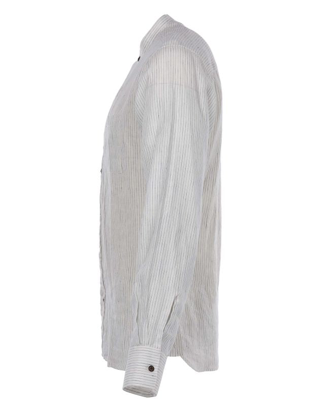 1923 Buccanoy Shirt white blue linen