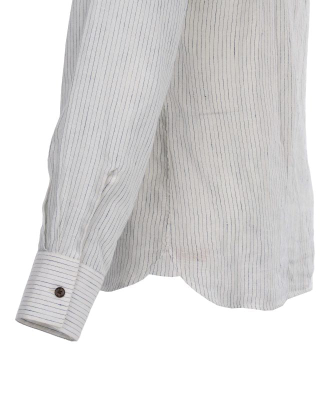 1923 Buccanoy Shirt white blue linen