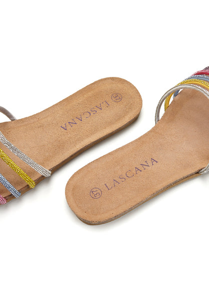 Pantolette silberfarben LASCANA
