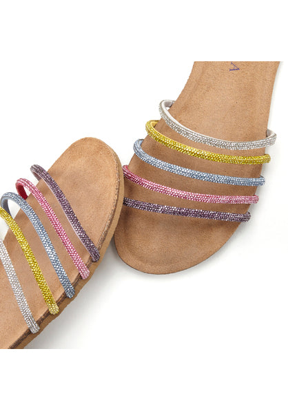 Pantolette silberfarben LASCANA