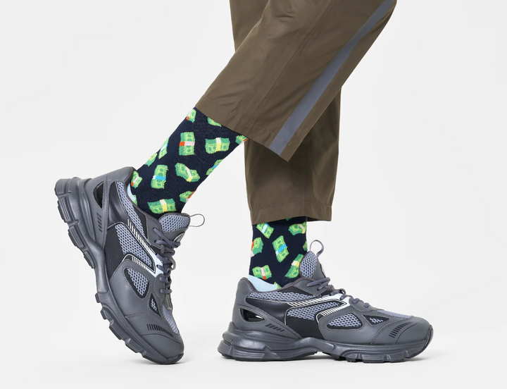Money Money Sock - Navy - 6500 - 36-40