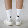 Socken Herz schwarz 39-42
